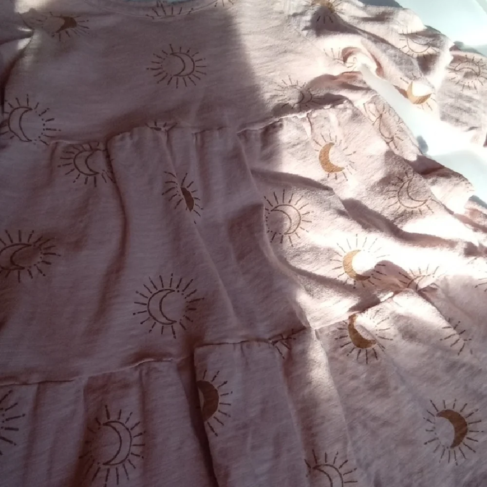 Girls 2 Item Bundle Long-Sleeve Layered Tunic Top in Pink and Purple - Picture 5 of 9